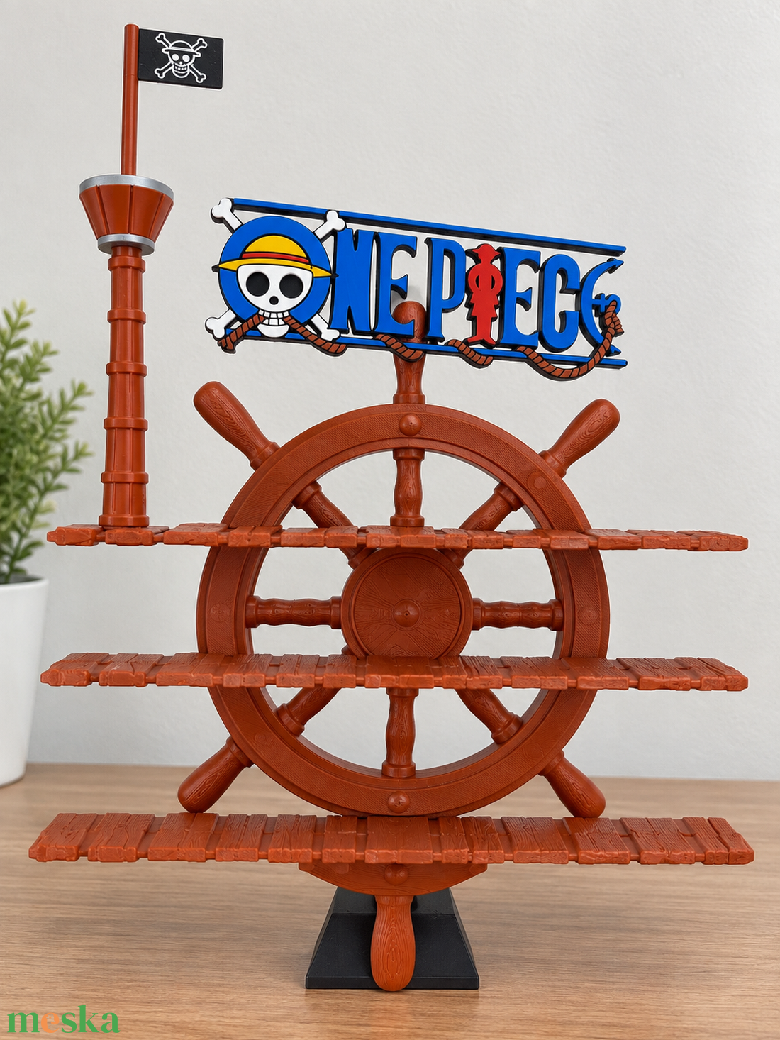 ONE PIECE Kinder Figura Tartó Álvány Tartó Vitrin - otthon & életmód - dekoráció - fali és függő dekoráció - fali kulcstartó - Meska.hu