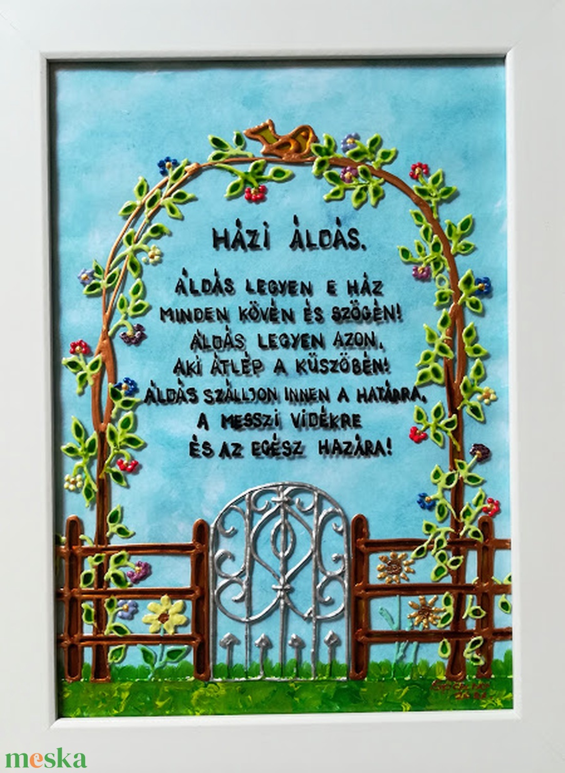 Házi Áldás. /Kapus/ Alkalomra és személyre szabható. Választható szöveggel. Népies, magyaros üvegfestmény. - otthon & életmód - vallás - házi áldás - Meska.hu Házi Áldás. /Kapus/ Alkalomra és személyre szabható. Választható szöveggel. Népies, magyaros üvegfestmény. - otthon & életmód - vallás - házi áldás - Meska.hu