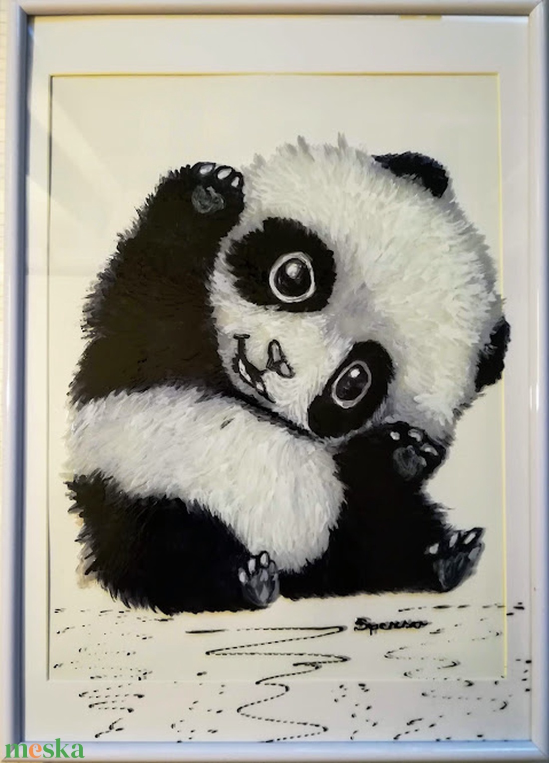 Panda mánia. Pandás képek. Üvegre festett falikép, üvegfestmény. - művészet - festmény - festmény vegyes technika - Meska.hu Panda mánia. Pandás képek. Üvegre festett falikép, üvegfestmény. - művészet - festmény - festmény vegyes technika - Meska.hu