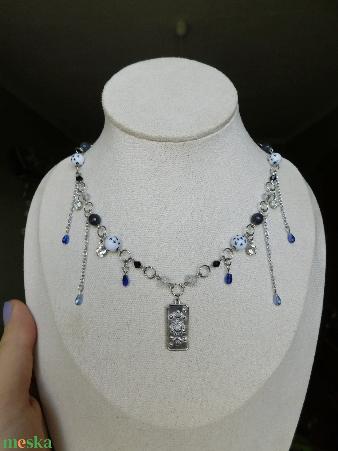 'read the stars' necklace - ékszer - nyaklánc - statement nyaklánc - Meska.hu