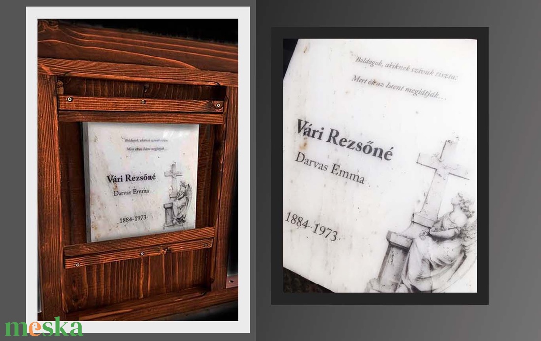 Márvány emléktábla, névtábla, alapkő készítés személyre szólóan - otthon & életmód - vallás - temetkezési tárgy - Meska.hu