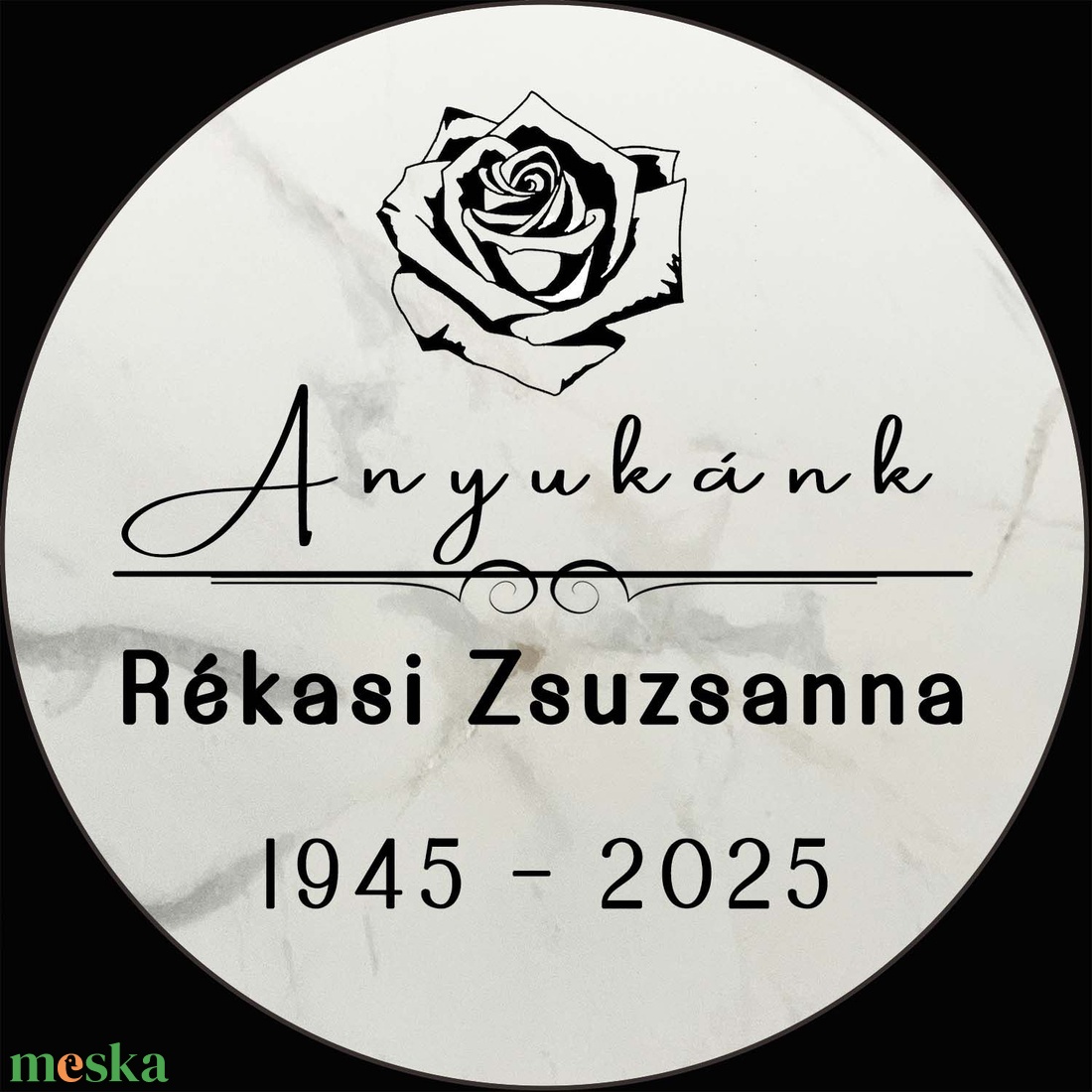 Kis márványtábla Petra199597 részére - otthon & életmód - vallás - temetkezési tárgy - sírtábla - Meska.hu