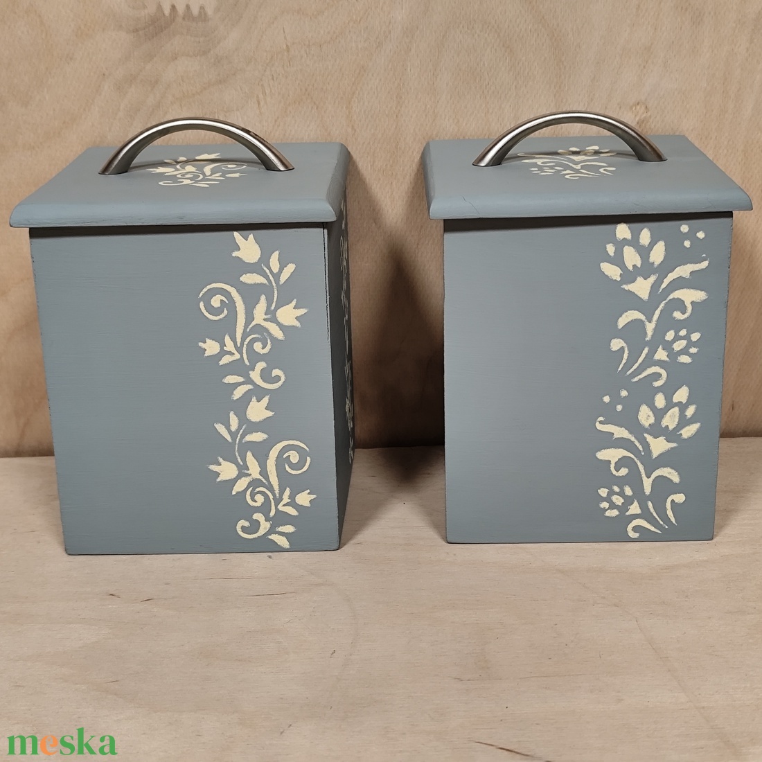 Felújított vintage vákuumos tárolódobozok - otthon & életmód - tárolás & rendszerezés - doboz - Meska.hu