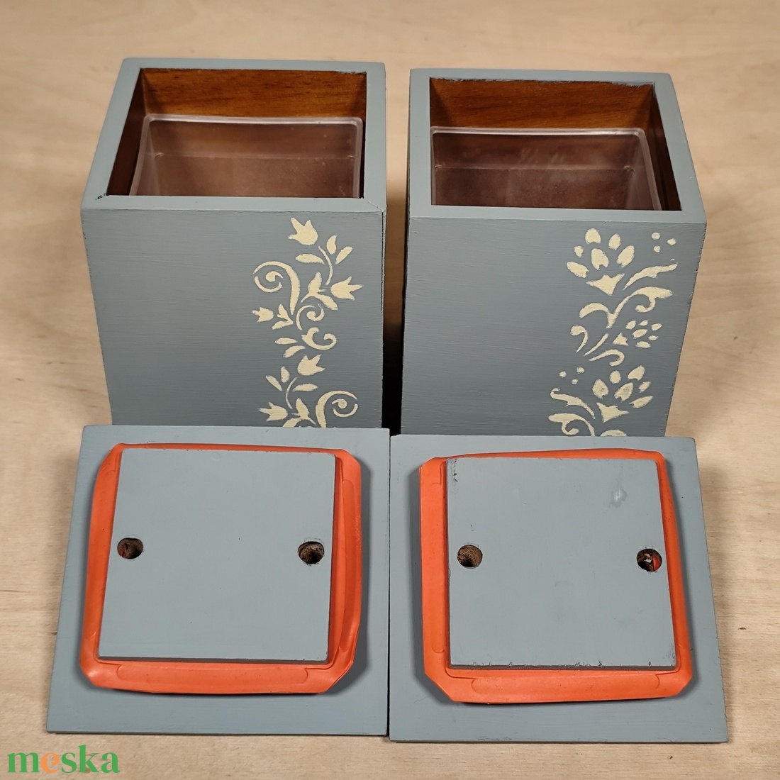 Felújított vintage vákuumos tárolódobozok - otthon & életmód - tárolás & rendszerezés - doboz - Meska.hu