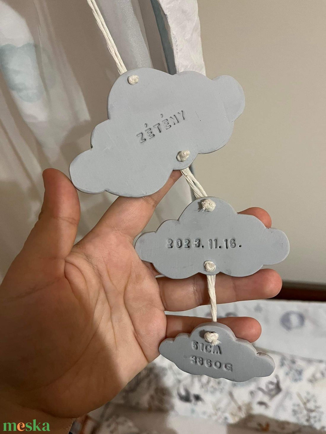 Babaköszőntő tábla - otthon & életmód - babaszoba, gyerekszoba - babaszoba, gyerekszoba - Meska.hu