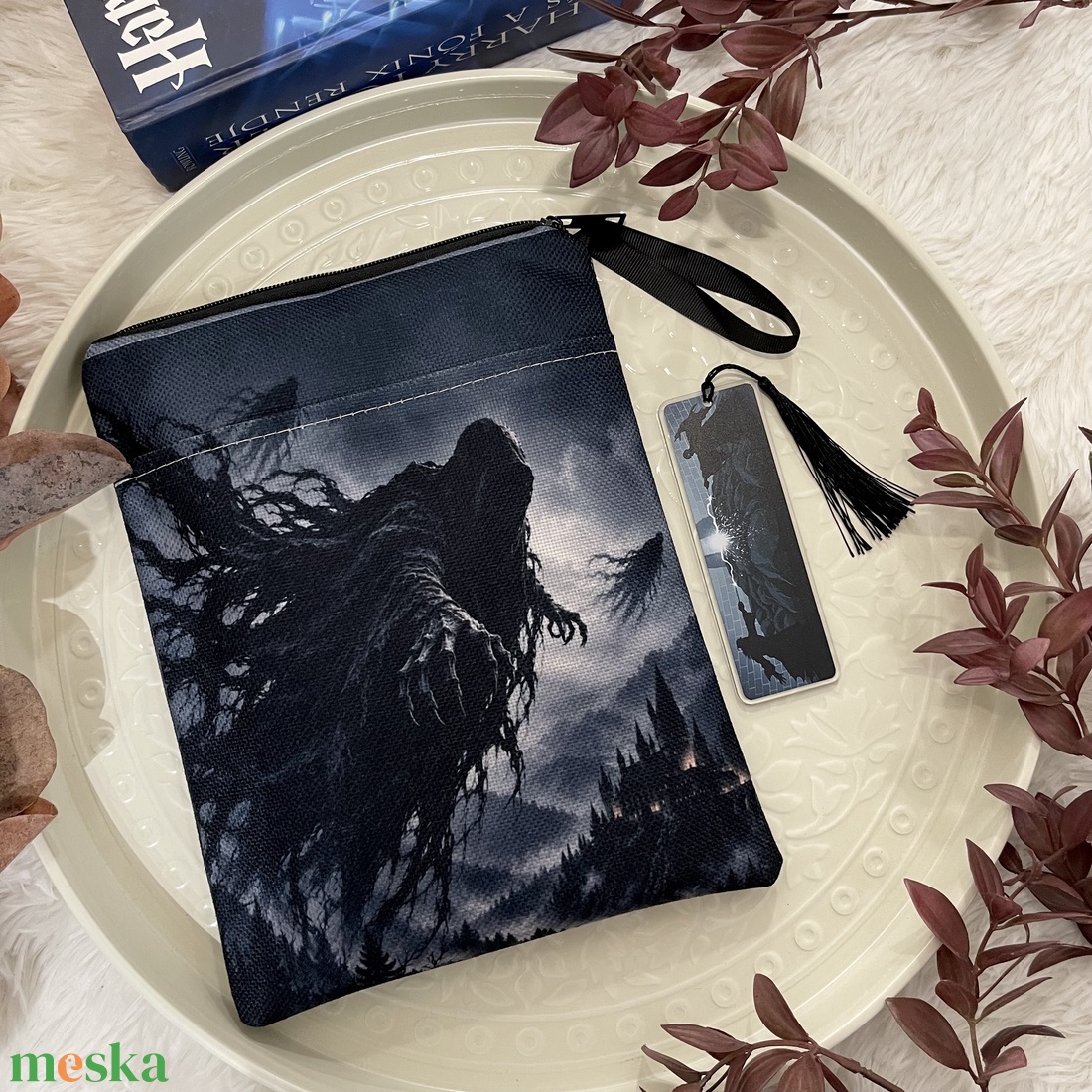 Dementor csókja � sötét fantasy könyvtok, ajándék könyvjelzővel - könyv & zene - könyvtok - Meska.hu