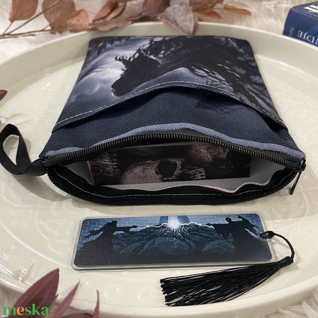 Dementor csókja � sötét fantasy könyvtok, ajándék könyvjelzővel - könyv & zene - könyvtok - Meska.hu