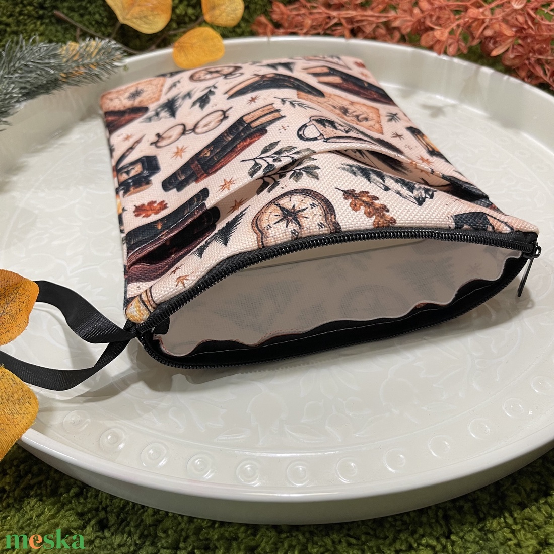 Kalandra fel! � Vintage könyves mintás könyvtok - könyv & zene - könyvtok - Meska.hu
