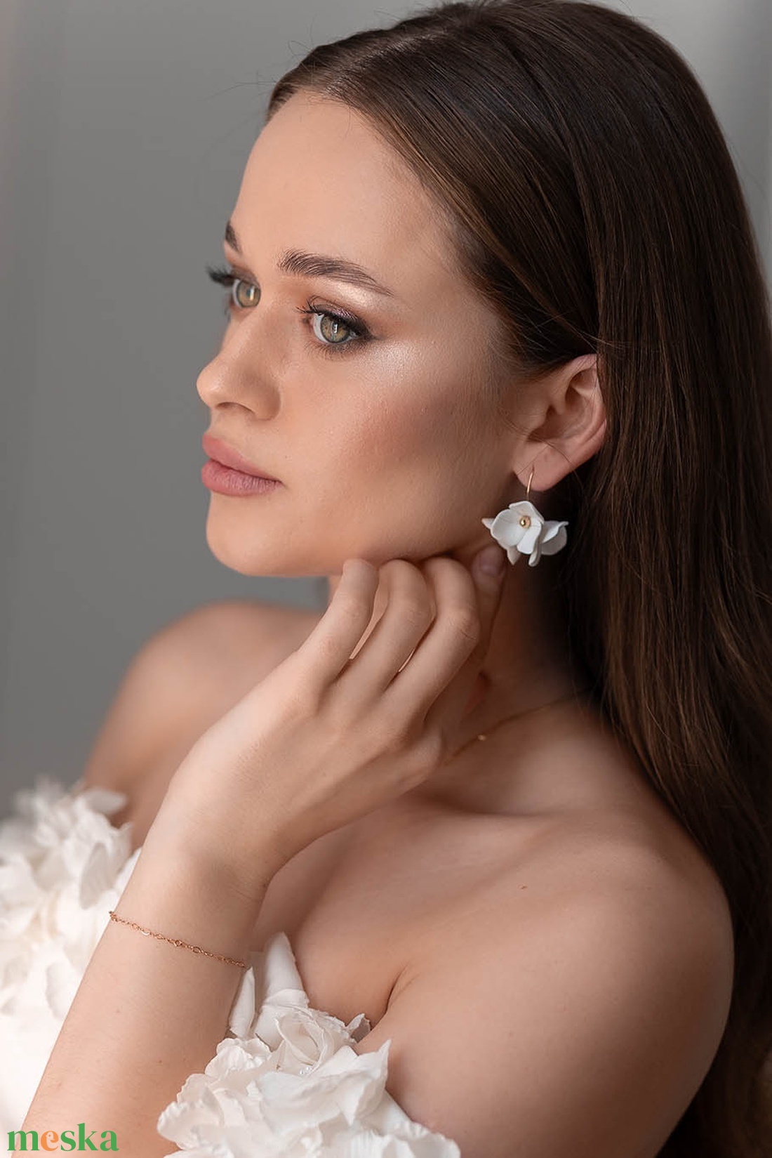 Lorenza menyasszony fülbevaló - esküvő - ékszer - fülbevaló - Meska.hu
