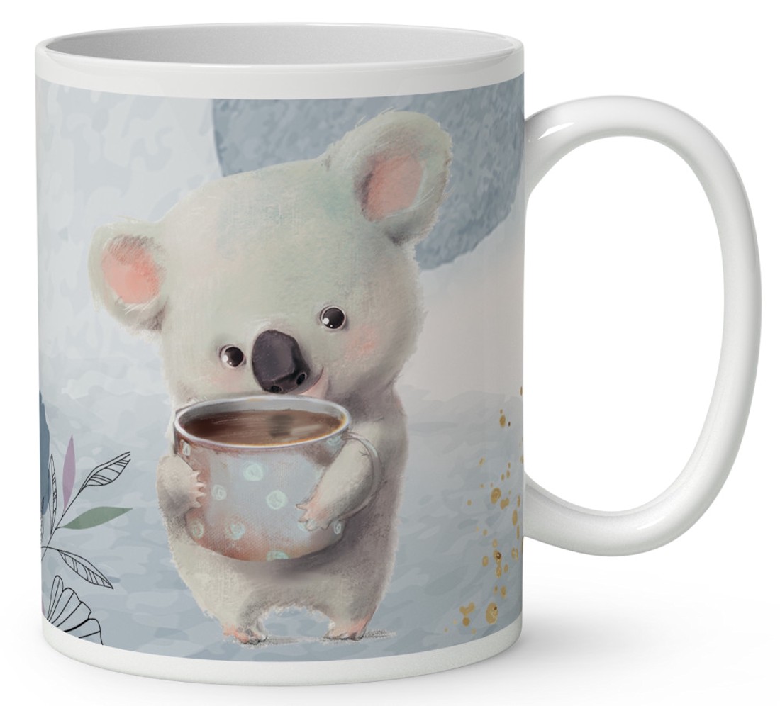 Kérd a Neveddel - Kakaós Koala mintás bögre - otthon & életmód - konyhafelszerelés, tálalás - tálalás - bögre & csésze - Meska.hu