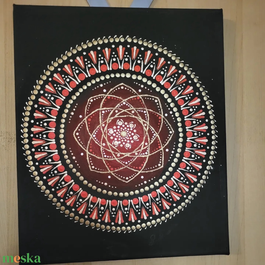 Fekete alapon piros rózsaarany és réz színű mandala - otthon & életmód - dekoráció - spiritualitás - mandala - Meska.hu Fekete alapon piros rózsaarany és réz színű mandala - otthon & életmód - dekoráció - spiritualitás - mandala - Meska.hu