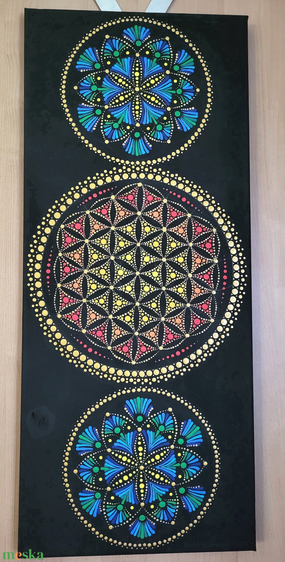 Életvirágos mandala - otthon & életmód - dekoráció - spiritualitás - mandala - Meska.hu Életvirágos mandala - otthon & életmód - dekoráció - spiritualitás - mandala - Meska.hu