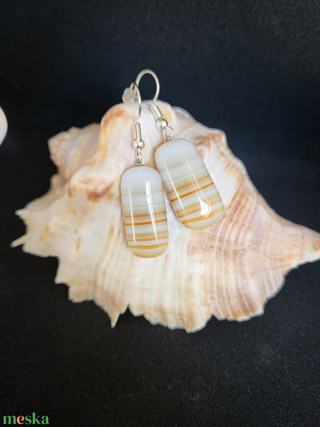 Üvegékszer fülbevaló - ékszer - fülbevaló - fülékszer - Meska.hu Üvegékszer fülbevaló - ékszer - fülbevaló - fülékszer - Meska.hu