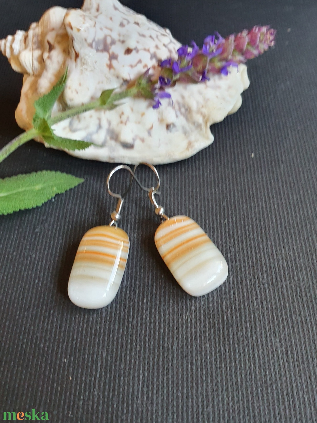 Üvegékszer fülbevaló - ékszer - fülbevaló - fülékszer - Meska.hu Üvegékszer fülbevaló - ékszer - fülbevaló - fülékszer - Meska.hu