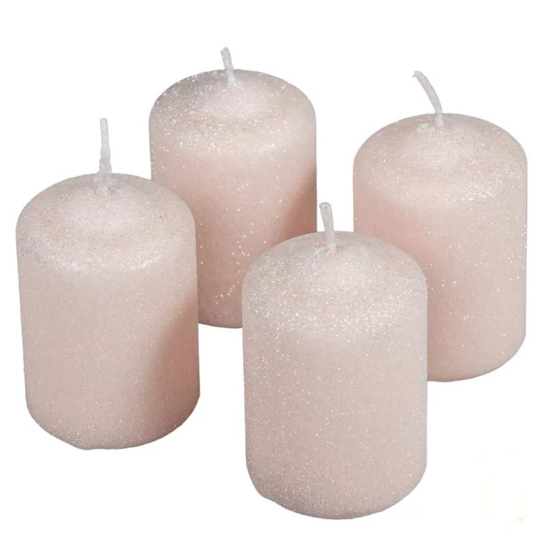 Bársony glitter henger gyertya 50x75 mm - pezsgő szett - kellékek & szerszámok - dekorációs kellékek - dekorációs gyertya - Meska.hu