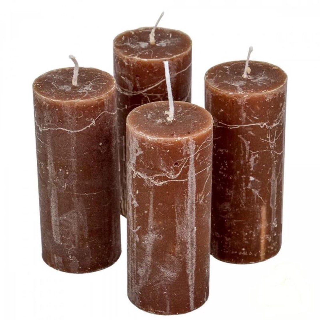 Rusztikus gyertya 50 x 120 mm - csoki szett - kellékek & szerszámok - vegyes alapanyag - Meska.hu