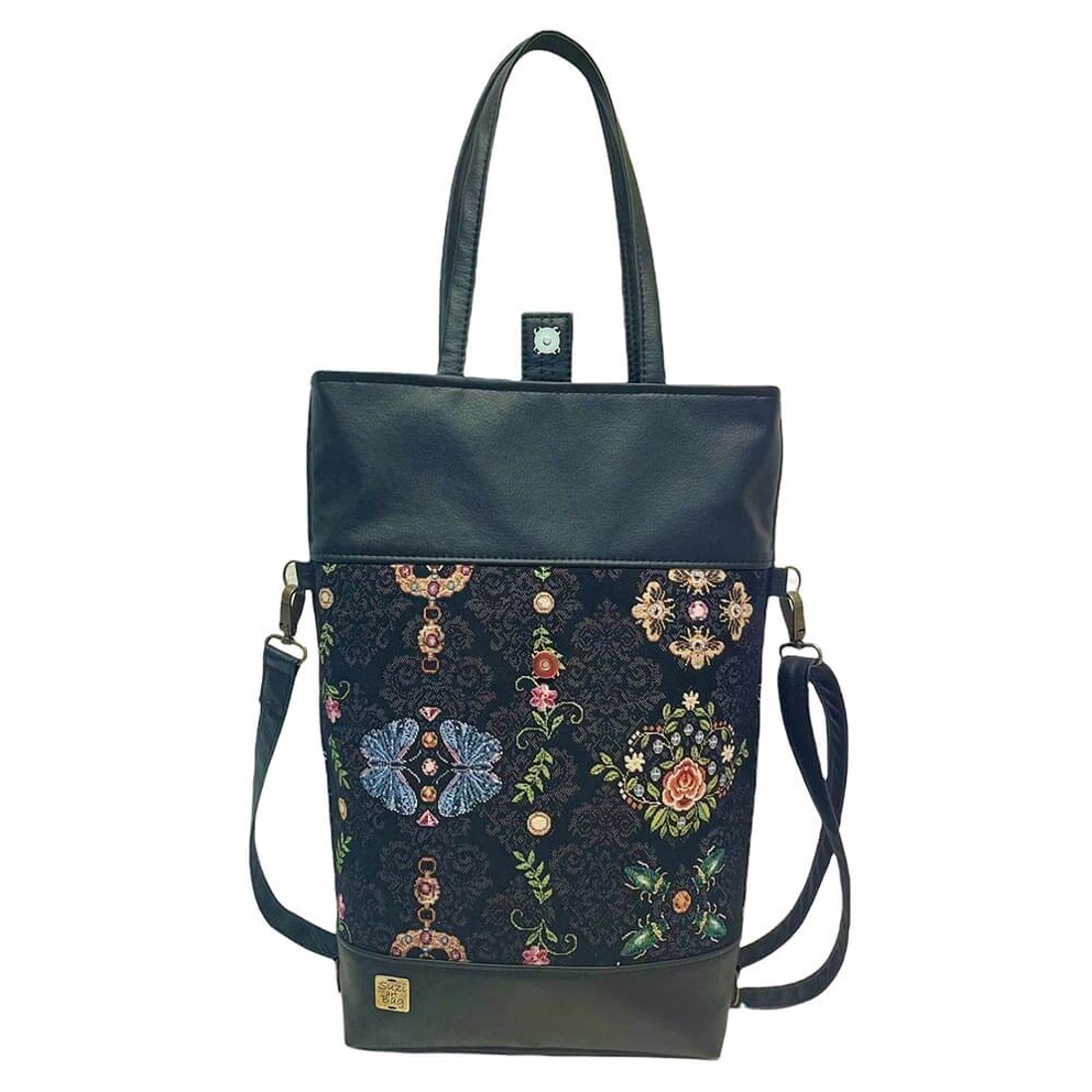 SuziartBag Fekete bogaras 3in1 táska - táska & tok - kézitáska & válltáska - válltáska - Meska.hu SuziartBag Fekete bogaras 3in1 táska - táska & tok - kézitáska & válltáska - válltáska - Meska.hu