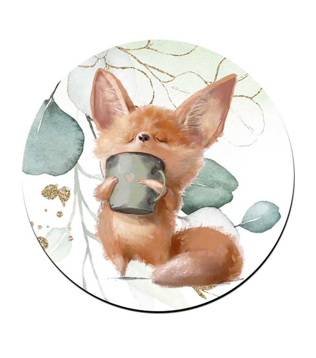 Fox Coffee mintás bögre alátét -  - Meska.hu