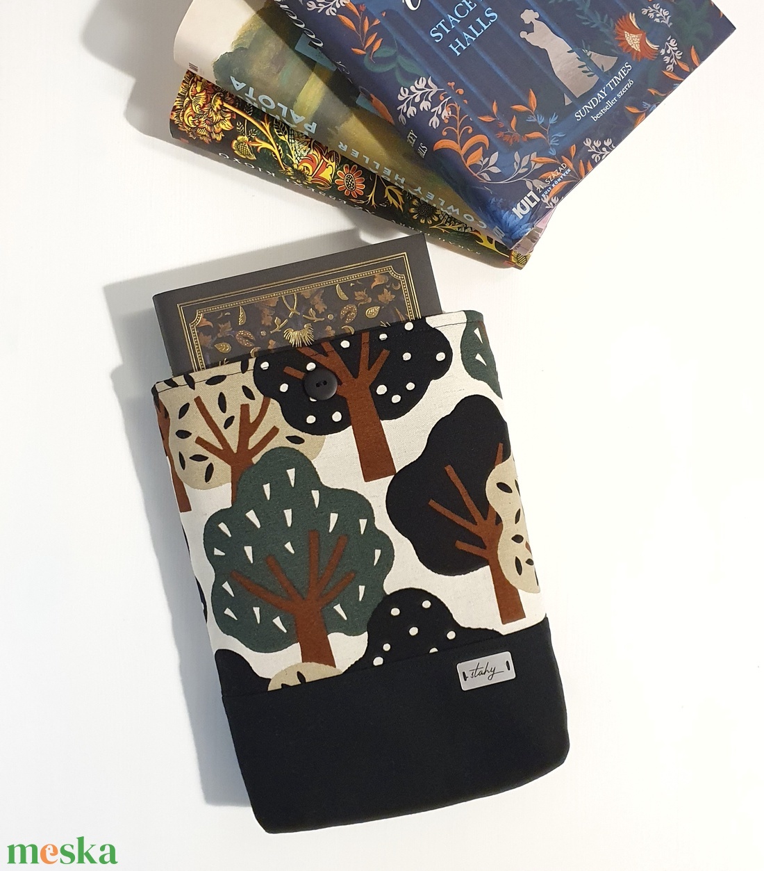 Könyvvédő tok - Fák - táska & tok - ebook & tablet tok - Meska.hu Könyvvédő tok - Fák - táska & tok - ebook & tablet tok - Meska.hu