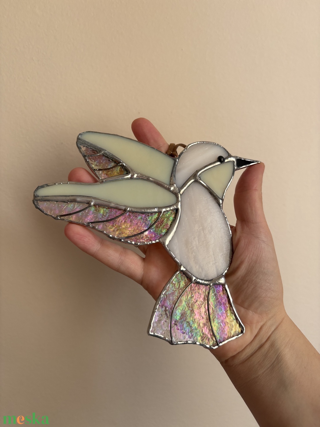 Üveg madár - otthon & életmód - dekoráció - ajtó- és ablak dekoráció - ablakdísz - Meska.hu