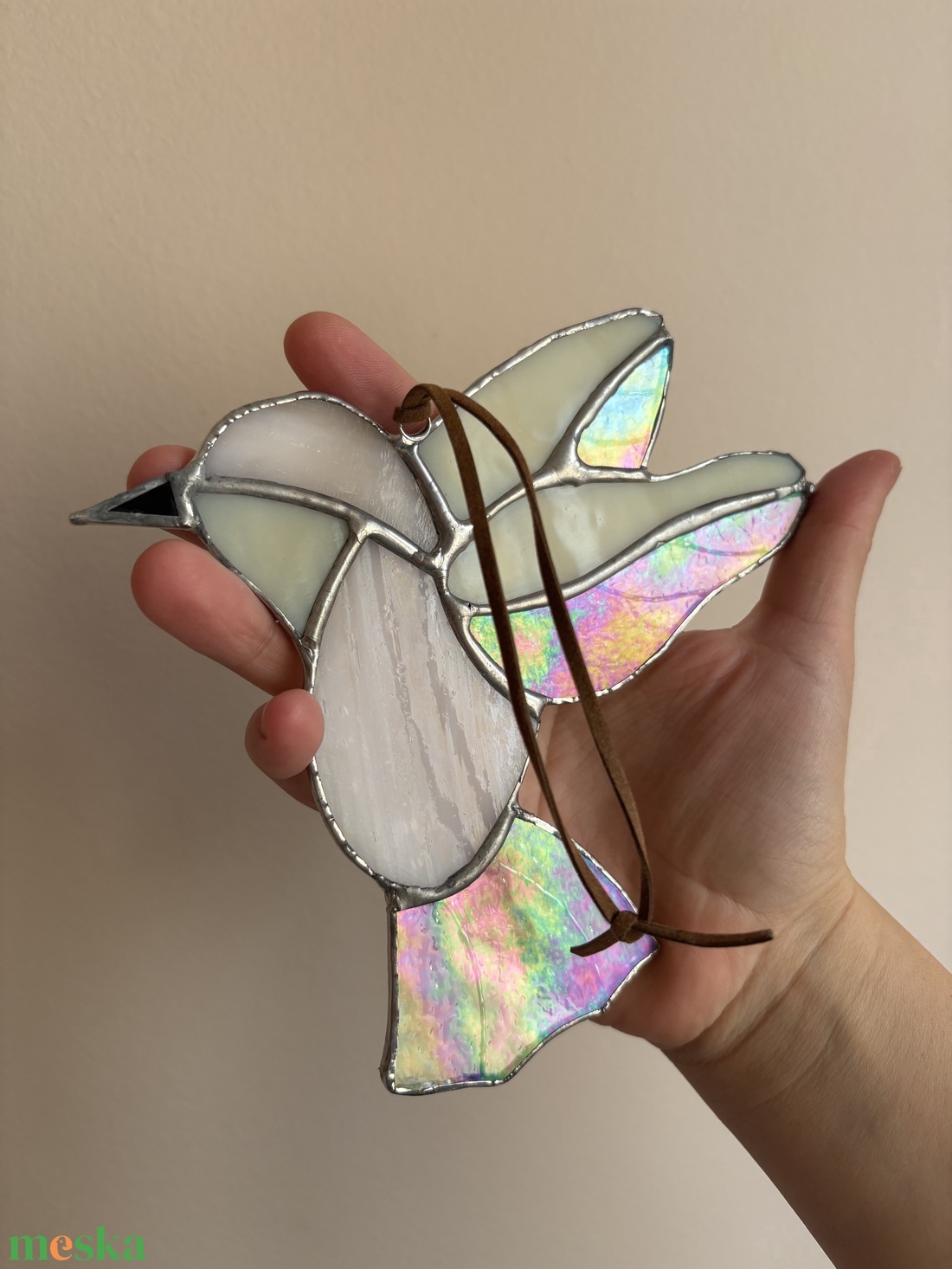 Üveg madár - otthon & életmód - dekoráció - ajtó- és ablak dekoráció - ablakdísz - Meska.hu