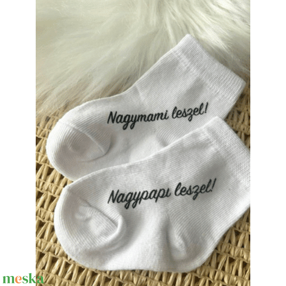 Bababejelentő zokni -  - Meska.hu