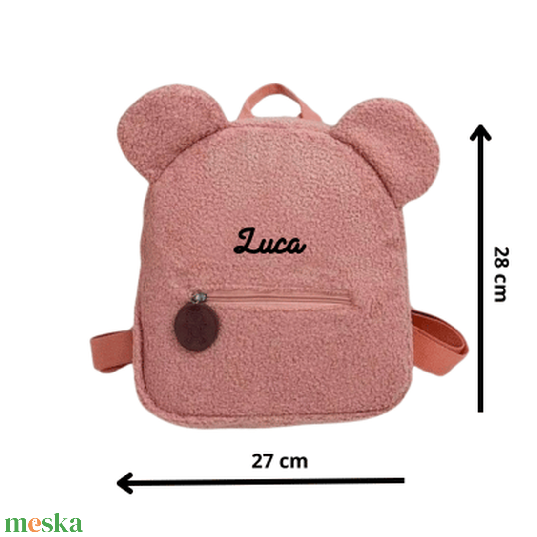 Macis gyerekhátizsák egyedi névvel - játék & sport - ovis felszerelés - ovis hátizsák - Meska.hu