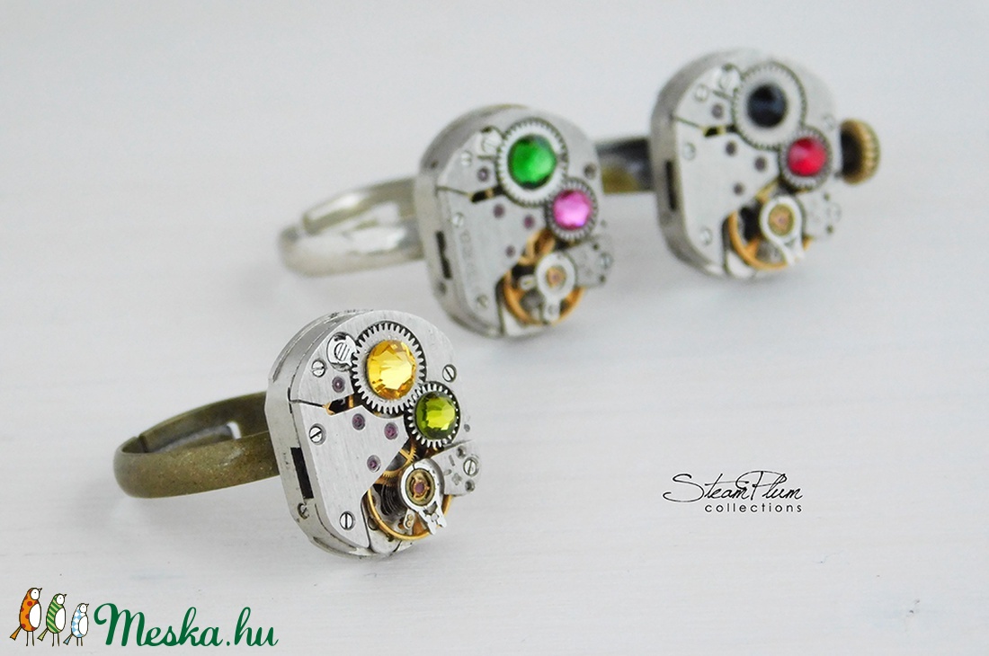 Miss Myra Withlock - gyűrű swarovski kövekkel díszítve - ékszer - gyűrű - statement gyűrű - Meska.hu Miss Myra Withlock - gyűrű swarovski kövekkel díszítve - ékszer - gyűrű - statement gyűrű - Meska.hu