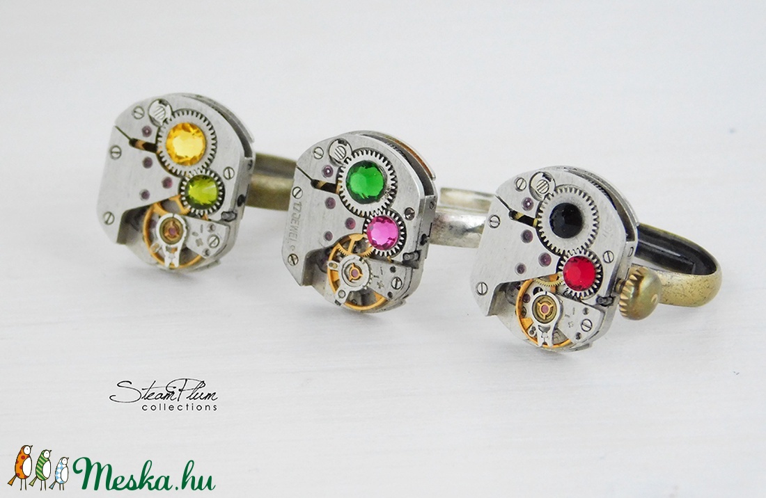 Miss Myra Withlock - gyűrű swarovski kövekkel díszítve - ékszer - gyűrű - statement gyűrű - Meska.hu Miss Myra Withlock - gyűrű swarovski kövekkel díszítve - ékszer - gyűrű - statement gyűrű - Meska.hu