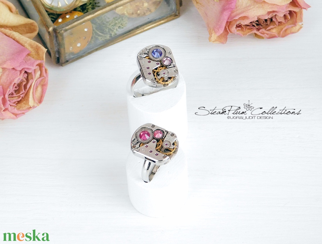 Miss Isla Withlock - gyűrű swarovski kövekkel díszítve - ékszer - gyűrű - statement gyűrű - Meska.hu Miss Isla Withlock - gyűrű swarovski kövekkel díszítve - ékszer - gyűrű - statement gyűrű - Meska.hu