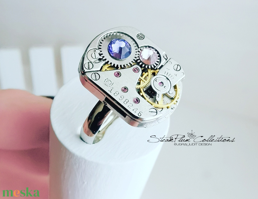 Miss Isla Withlock - gyűrű swarovski kövekkel díszítve - ékszer - gyűrű - statement gyűrű - Meska.hu Miss Isla Withlock - gyűrű swarovski kövekkel díszítve - ékszer - gyűrű - statement gyűrű - Meska.hu