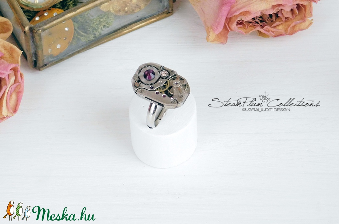 Miss Leonie Withlock - gyűrű swarovski kövekkel díszítve - ékszer - gyűrű - statement gyűrű - Meska.hu Miss Leonie Withlock - gyűrű swarovski kövekkel díszítve - ékszer - gyűrű - statement gyűrű - Meska.hu