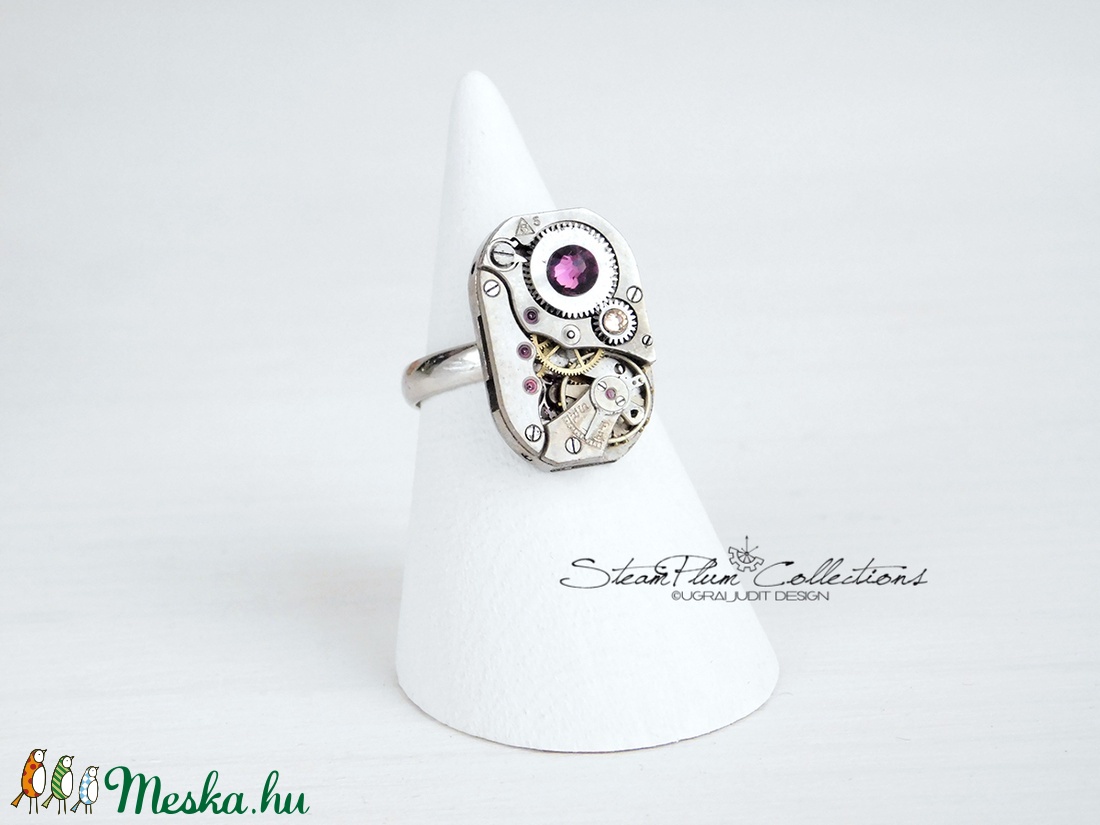 Miss Leonie Withlock - gyűrű swarovski kövekkel díszítve - ékszer - gyűrű - statement gyűrű - Meska.hu Miss Leonie Withlock - gyűrű swarovski kövekkel díszítve - ékszer - gyűrű - statement gyűrű - Meska.hu