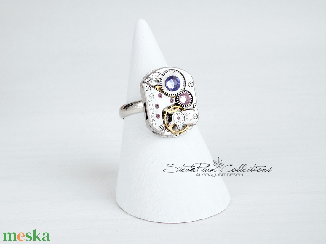 Miss Isla Withlock - gyűrű swarovski kövekkel díszítve - ékszer - gyűrű - statement gyűrű - Meska.hu Miss Isla Withlock - gyűrű swarovski kövekkel díszítve - ékszer - gyűrű - statement gyűrű - Meska.hu