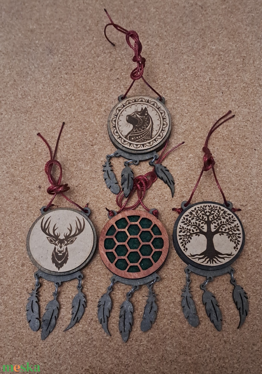 Autóillatosító álomfogó stílusú - otthon & életmód - autó - autós illatosító - Meska.hu