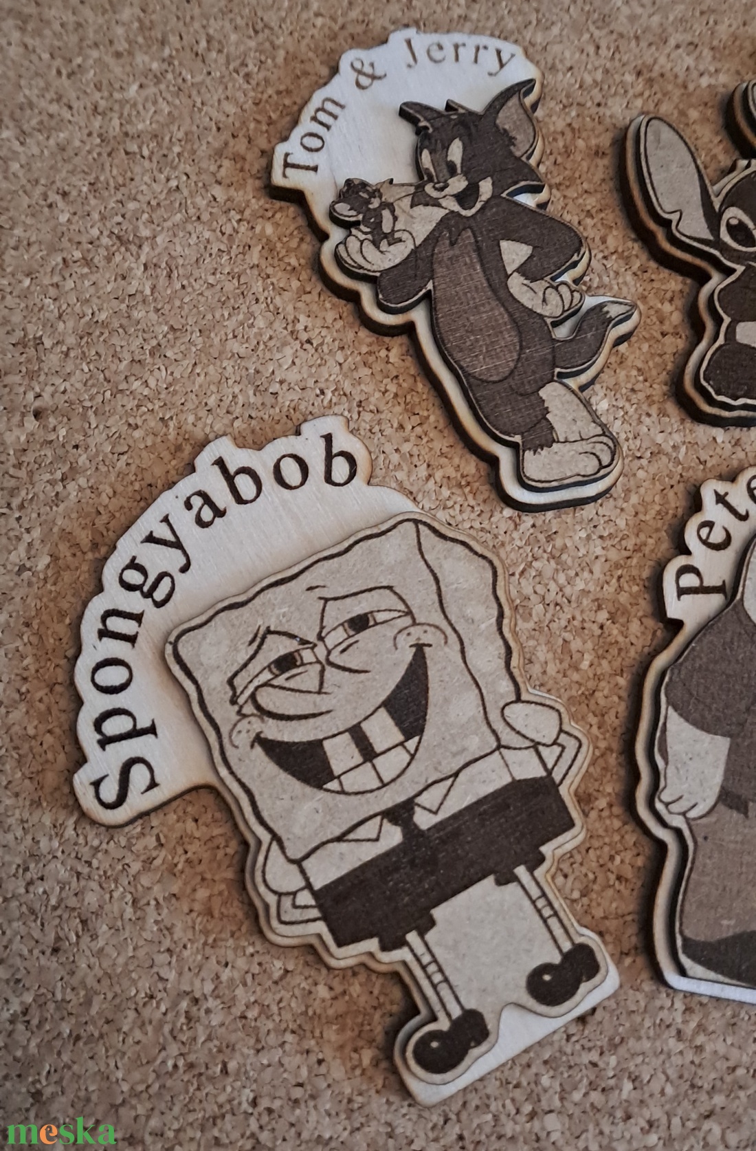 Hűtőmágnes ( mesefigurák ) - otthon & életmód - konyhafelszerelés, tálalás - konyhai dekoráció - hűtőmágnes - Meska.hu