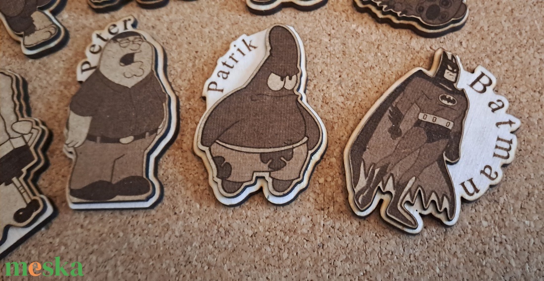 Hűtőmágnes ( mesefigurák ) - otthon & életmód - konyhafelszerelés, tálalás - konyhai dekoráció - hűtőmágnes - Meska.hu