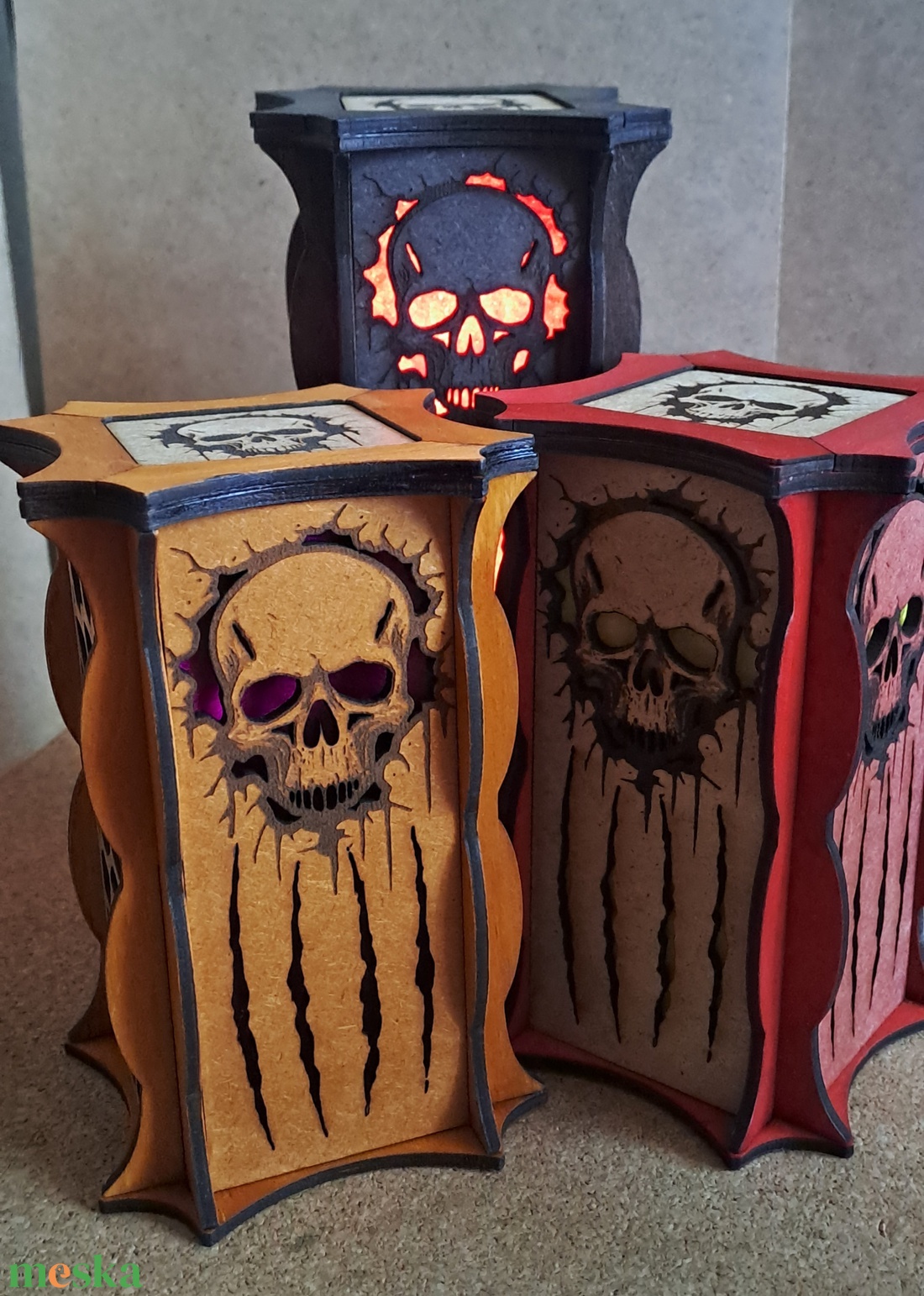 Hangulatvilágítás ( Skull ) a Te ízlésed alapján - otthon & életmód - lámpa - hangulatlámpa - Meska.hu