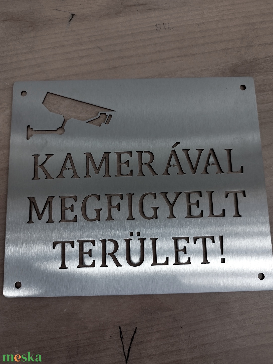 Figyelmeztető Tábla - otthon & életmód - dekoráció - ajtó- és ablak dekoráció - ajtótábla - Meska.hu