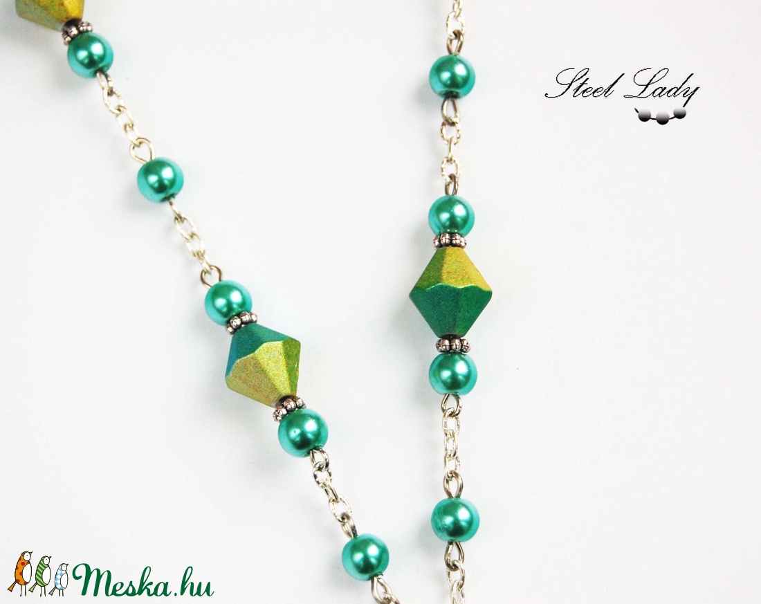 Green Candy - zöld gyöngyös nyaklánc - ékszer - nyaklánc - y nyaklánc - Meska.hu Green Candy - zöld gyöngyös nyaklánc - ékszer - nyaklánc - y nyaklánc - Meska.hu