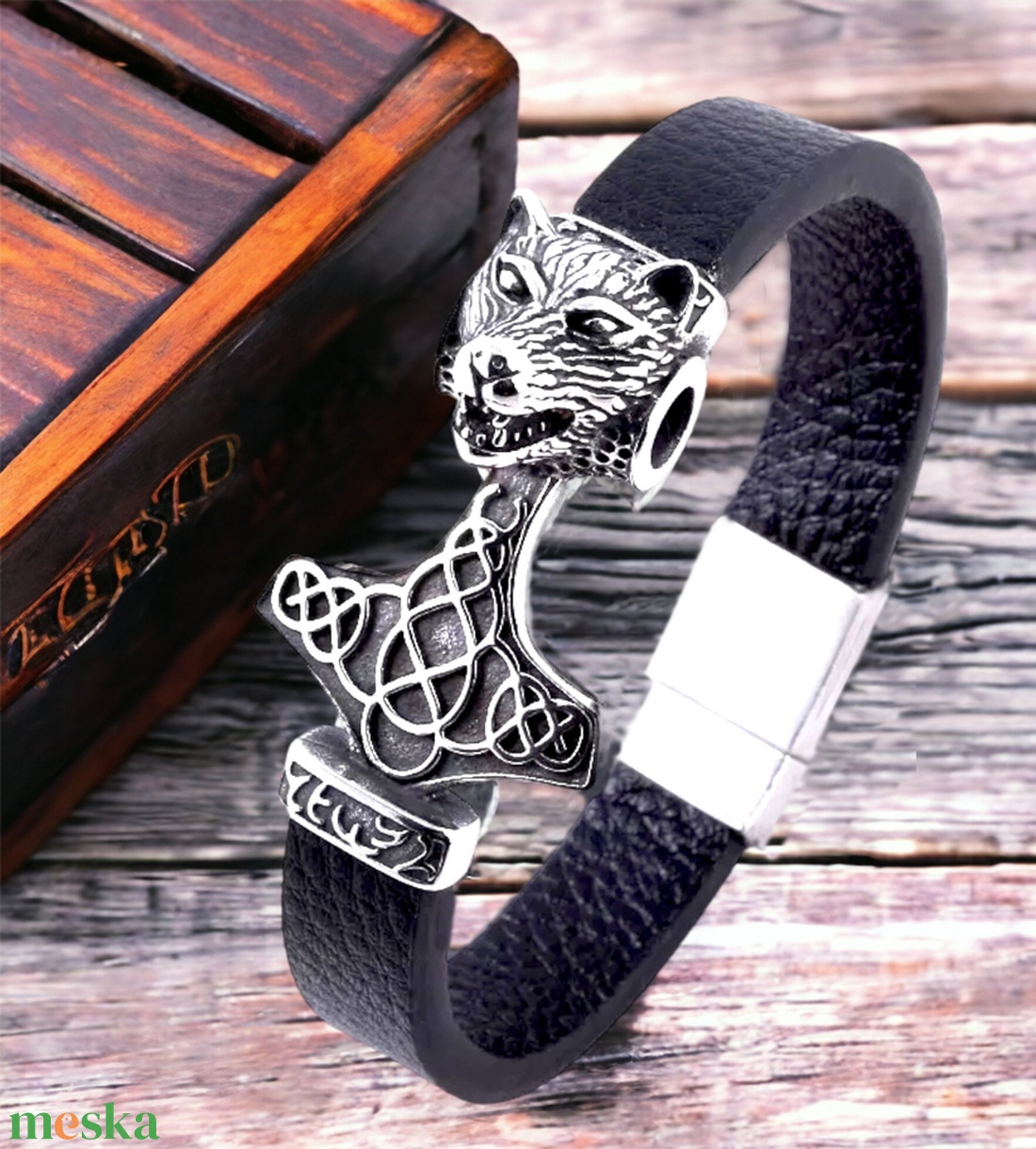 Wolf viking karkötő - ékszer - karkötő - Meska.hu Wolf viking karkötő - ékszer - karkötő - Meska.hu