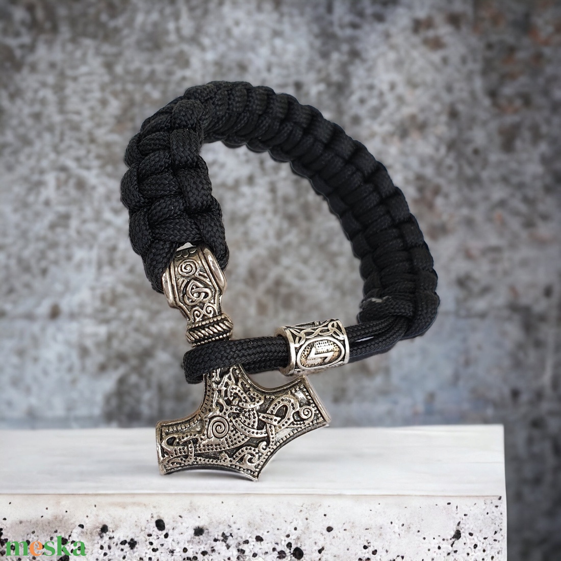 Nordic viking paracord férfi karkötő - ékszer - karkötő - fonott karkötő - Meska.hu Nordic viking paracord férfi karkötő - ékszer - karkötő - fonott karkötő - Meska.hu