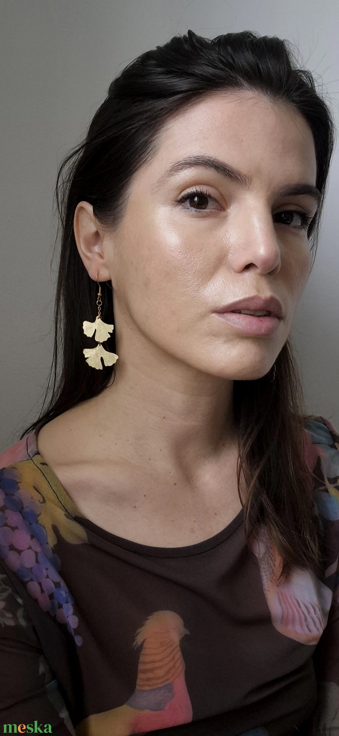 Ginkgo biloba fülbevaló - ékszer - fülbevaló - lógó fülbevaló - Meska.hu Ginkgo biloba fülbevaló - ékszer - fülbevaló - lógó fülbevaló - Meska.hu