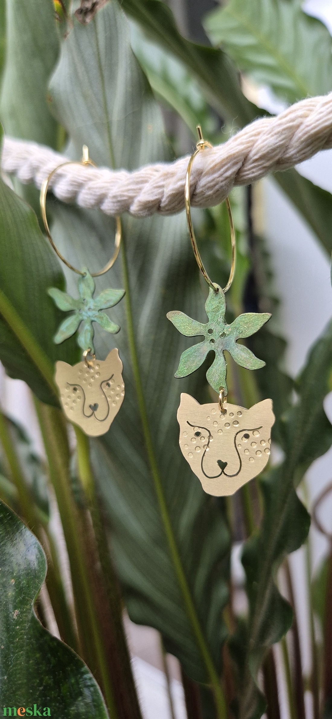 Jungle Vibes. Jaguar fülbevaló - ékszer - fülbevaló - lógó fülbevaló - Meska.hu Jungle Vibes. Jaguar fülbevaló - ékszer - fülbevaló - lógó fülbevaló - Meska.hu
