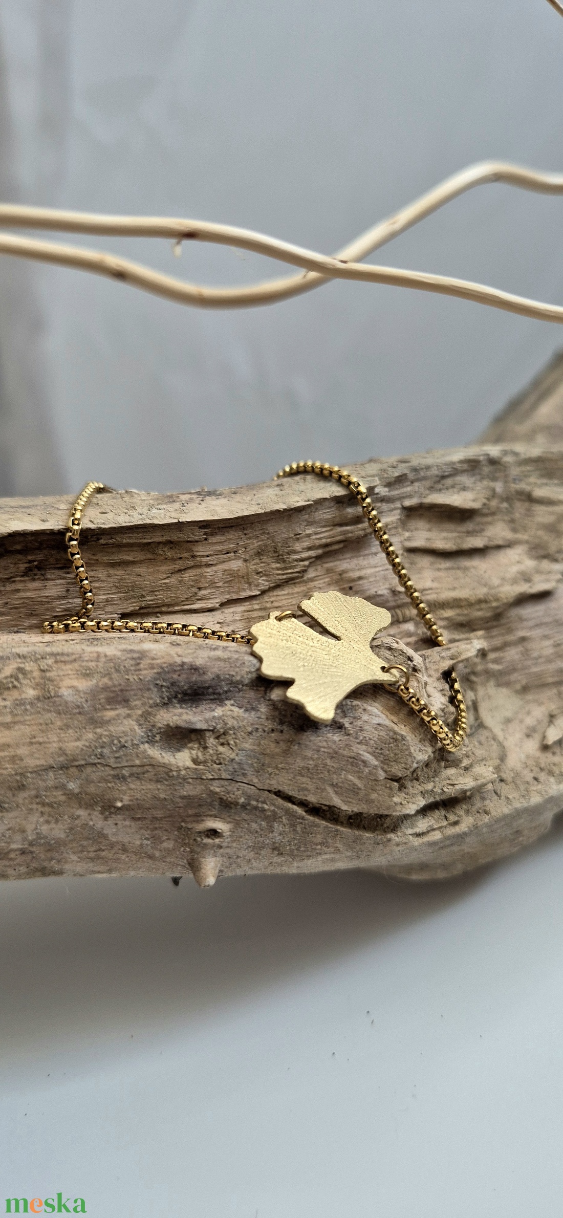 Ginkgo biloba karkötő - ékszer - karkötő - karperec - Meska.hu