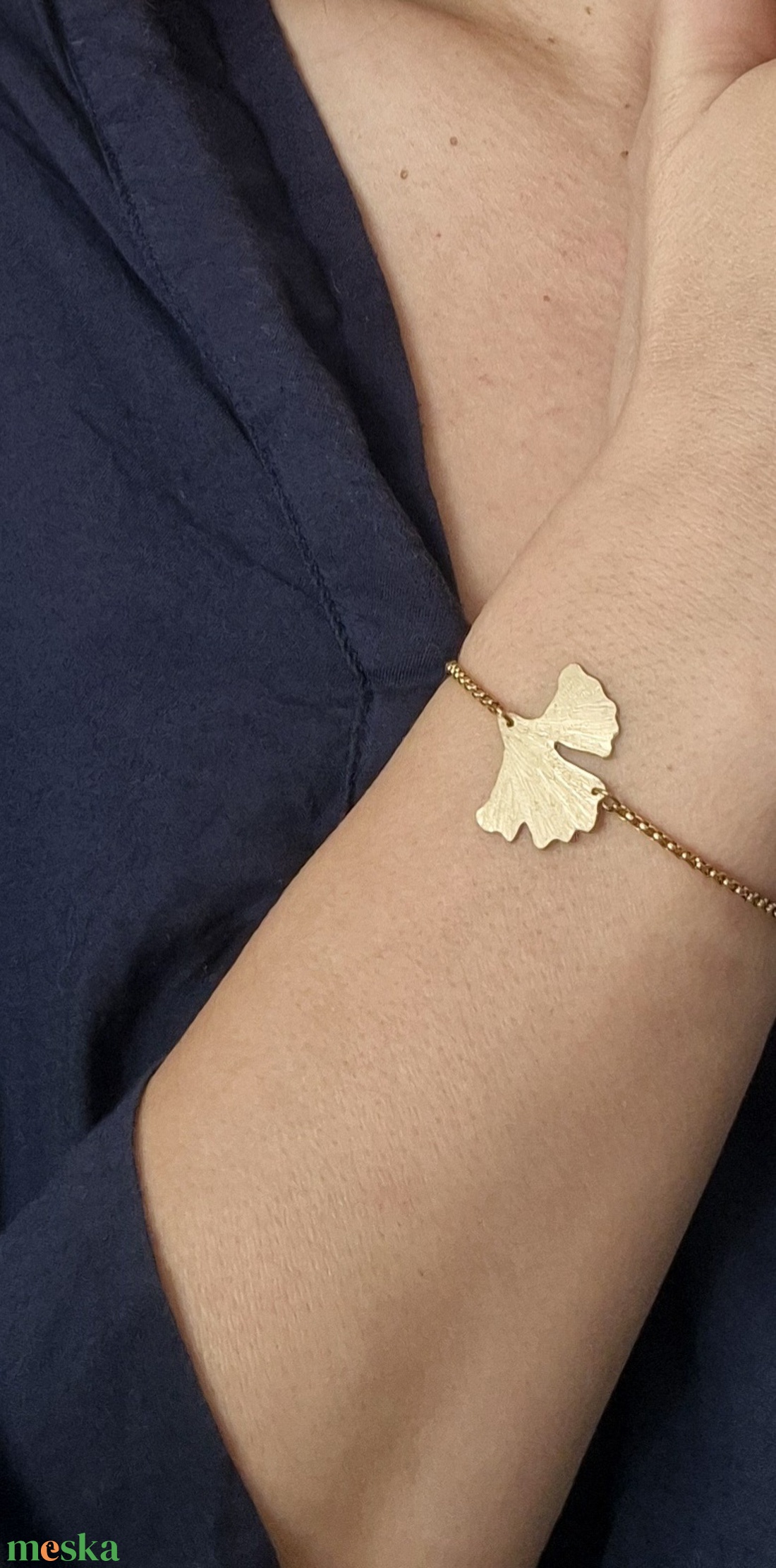 Ginkgo biloba karkötő - ékszer - karkötő - karperec - Meska.hu
