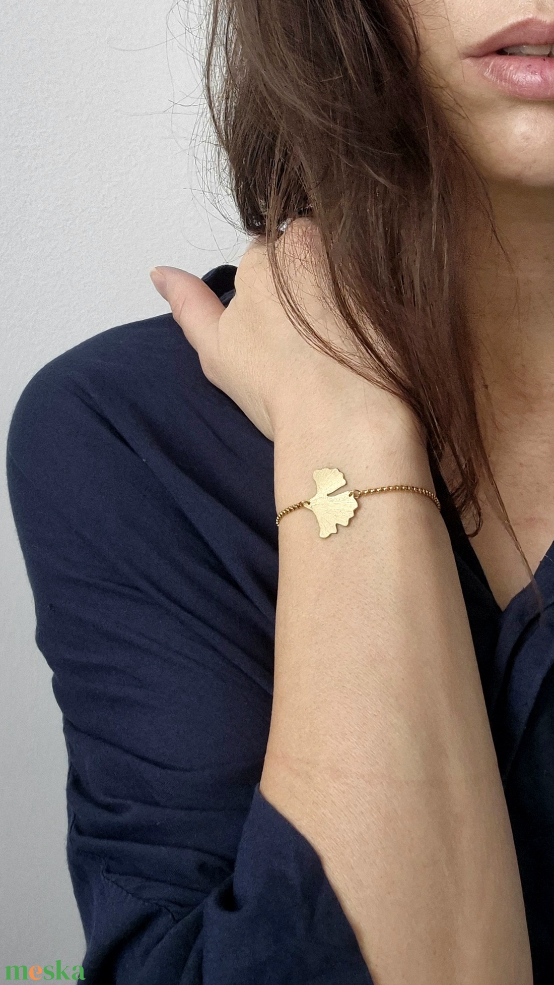 Ginkgo biloba karkötő - ékszer - karkötő - karperec - Meska.hu