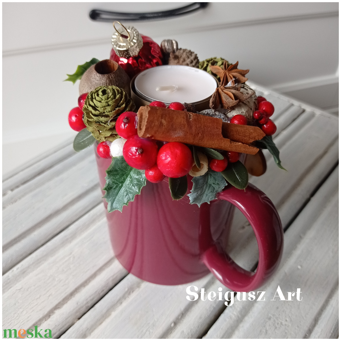 Adventi bögre - karácsony - karácsonyi lakásdekoráció - ünnepi asztaldekoráció - Meska.hu Adventi bögre - karácsony - karácsonyi lakásdekoráció - ünnepi asztaldekoráció - Meska.hu
