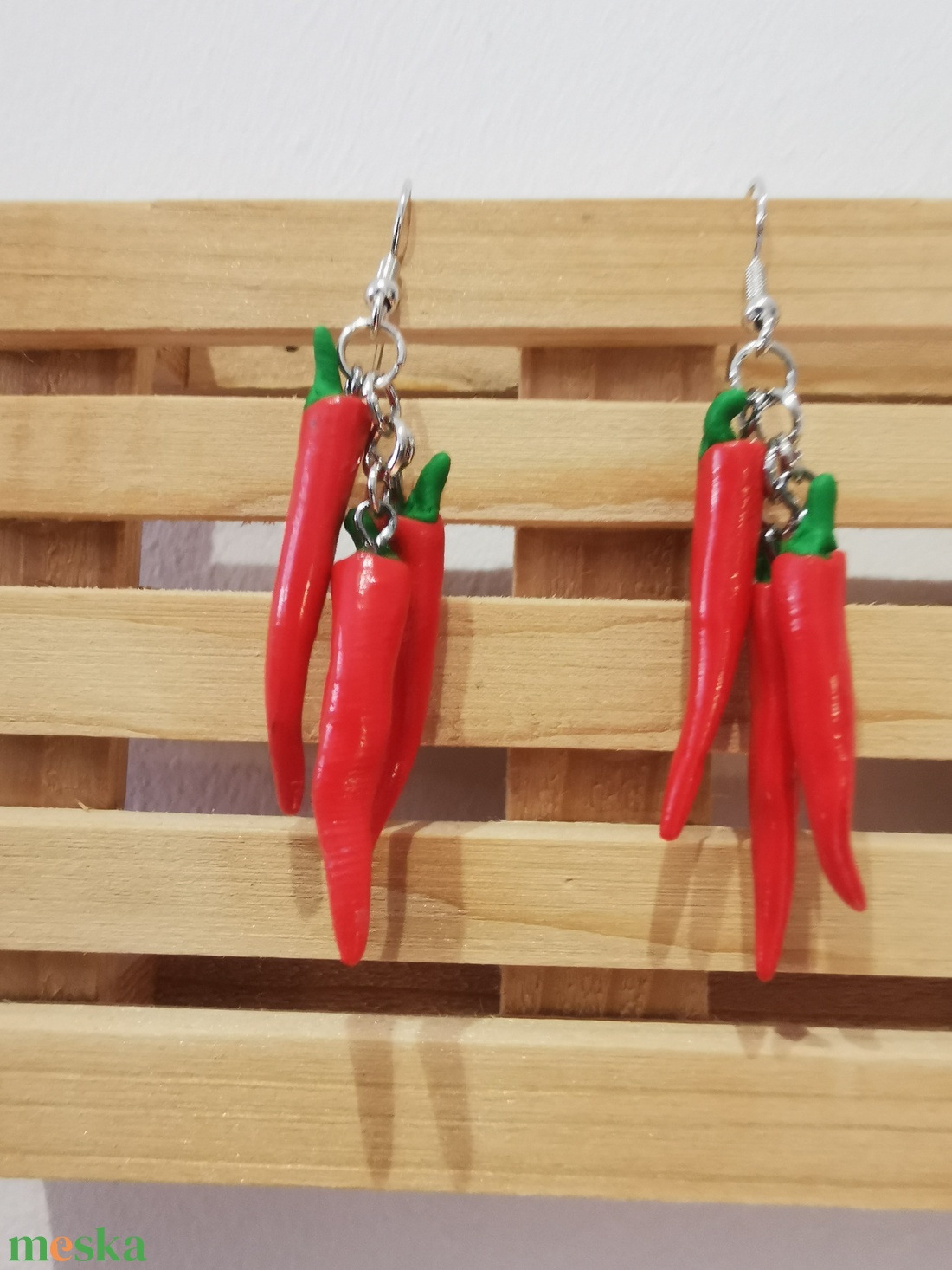 RedHotChilliPeppers (3 darabos) - ékszer - fülbevaló - lógó fülbevaló - Meska.hu RedHotChilliPeppers (3 darabos) - ékszer - fülbevaló - lógó fülbevaló - Meska.hu