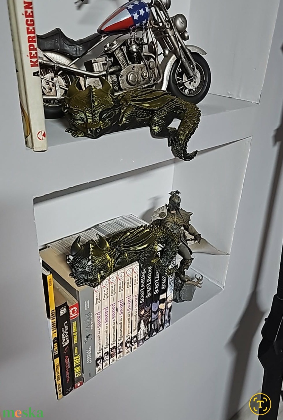 Alvó kölyök sárkány - 3D nyomtatott - művészet - makett, modell - Meska.hu